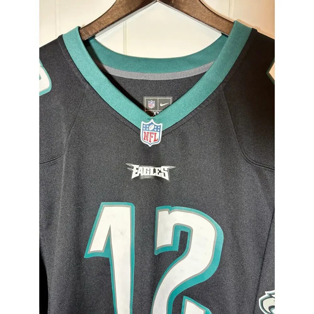 Philadelphia Eagles Randall Cunningham #12 Black Nike Engineered Jersey Sz XXL